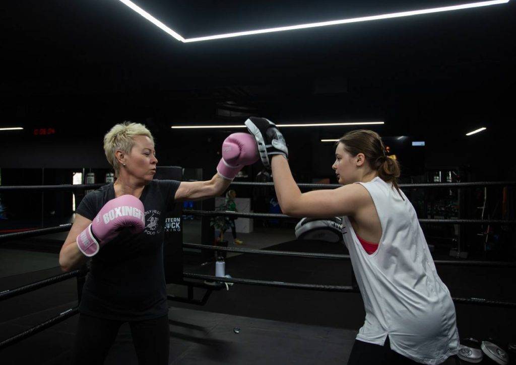 Personal boxing classes for women